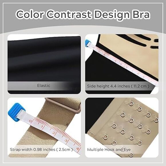 lot of 2 Bras,Lushfitting Powerful Push-Up Seamless Wire-Free Support Bra MEDIUM - Picture 10 of 11